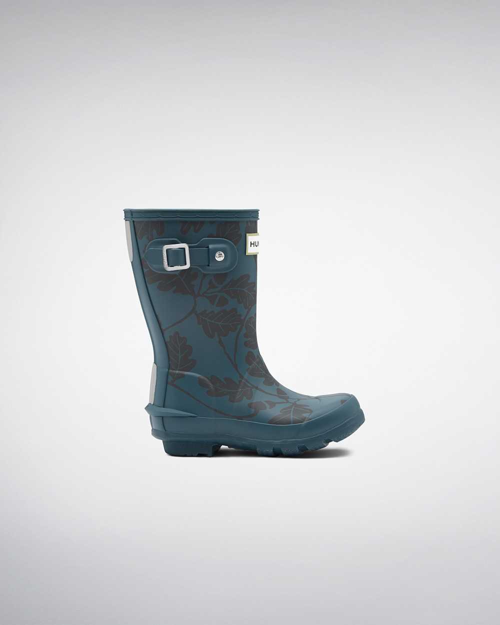 Hunter Original Big National Trust Print Kurze Gummistiefel Kinder - Hunter Stiefel Mit Mittelhohe B